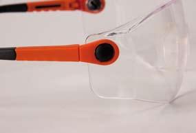 Ochrana zraku / Eye protection V6000 Zorník / Lens Norma / Standard E4022 čirý clear ochranné brýle, nylonové straničky, nastavitelná délka straniček, nastavitelný sklon straniček, polykarbonátový