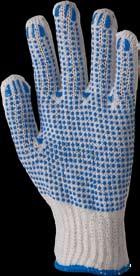 10 PERRY A9011 úplet polyester/ bavlna, dlaň a prsty s terčíky,