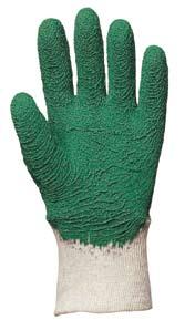 bavlněná vystýlka, protiskluzová sktruktura green acrylonitrile, length 330 mm, thickness 0,46 mm, cotton flock lined, grip pattern 7, 8, 9, 10 EN 374 EN 374 EN 388 3 1 0 2 A J L 4 2 4 2-5 3939 330