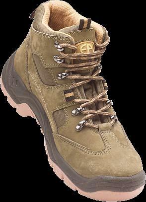 BEZPEČNOSTNÍ OBUV / Safety shoes EMERALD LOW S1P _OBUV Svršek / Upper Podešev / Sole EN 20 345 G9EMEL voděodolný khaki nubuk a nylon water resistant khaki nubuck cow leather and