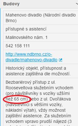 mapované v rámci mapování přístupnosti např. www.