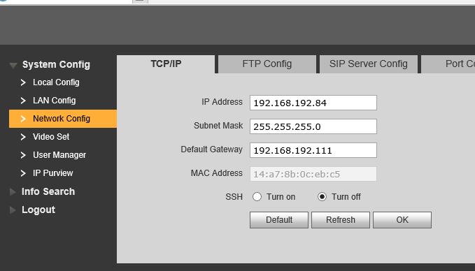 5.2 Režim SIP server Postup nastavení VTO2000A jako SIP server. Firmware: 5.1.