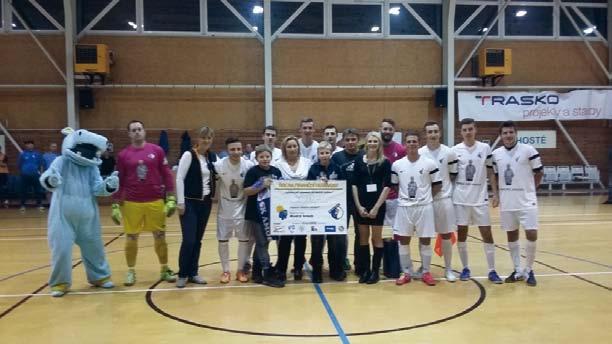 Výroční zpráva 2015 SK Amor Vyškov KOPE S MODRÝM HROCHEM Nadační fond Modrý hroch se stal partnerem futsalového