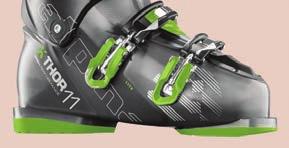 .. 220 Typ lyžaře: rekreační, fluorescenční zelená, bílá/fialová Parametry: Vnitřní bota Junior Fit s