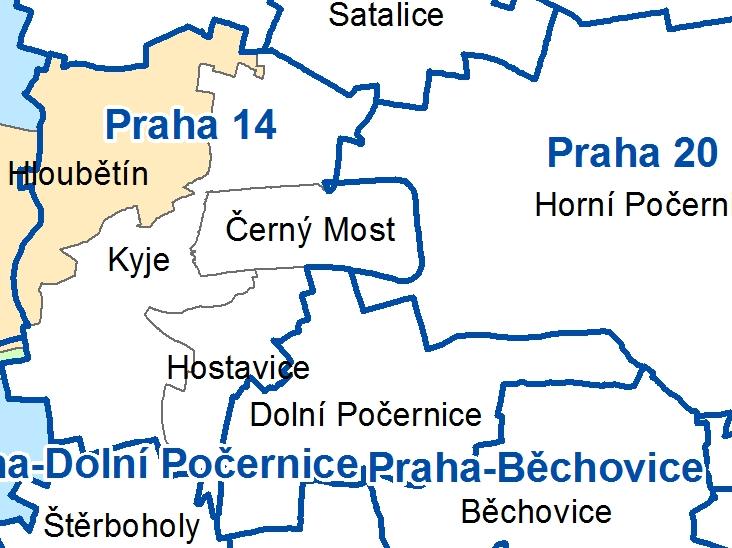 Geografické vymezení spádového území Po dohodě se zadavatelem pracuje demografická studie s následujícími variantami: 1. Střední varianta pro SO Praha 14 2. Nízká varianta pro SO Praha 14 3.