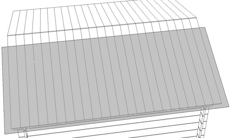 Obr. 10 ČELNÍ POHLED ŘEZ A-A 30 34 Vrut do dřeva 3,5x30 Vrut do dřeva 3,5x30-1/30cm Vrut do dřeva 3,5x50 30 Klinec 2x40 34 33 35 31 Hřebík 2x40 šikmo do pera Lepenku nařežeme na délku