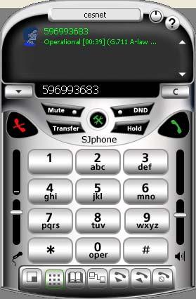 8.1 SJphone SJphone je freeware H.323 a SIP SW telefon pro Windows 98/Me/2K/XP i Linux a je ke stažení na http://www.sjlabs.com/sjp.