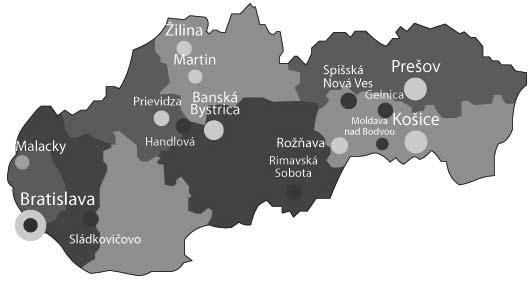 Sieť inkubátorov na Slovensku Základ tvorí prenájom priestorov za ceny nižšie, ako sú bežné komerčné ceny na trhu a administratívna podpora firmy (napr.