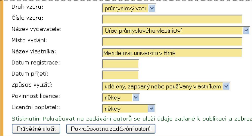 12 MOJE PUBLIKACE lový, užitný), povinnost licence a licenční poplatek v případě, že je licence někdy nebo vždy povinná. Obrázek 66 Výsledky s právní ochranou Výzkumná zpráva (obr.