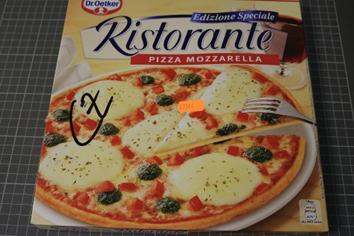 Dr. Oetker Pizza Ristorante výrobky z AT odlišné deklarované