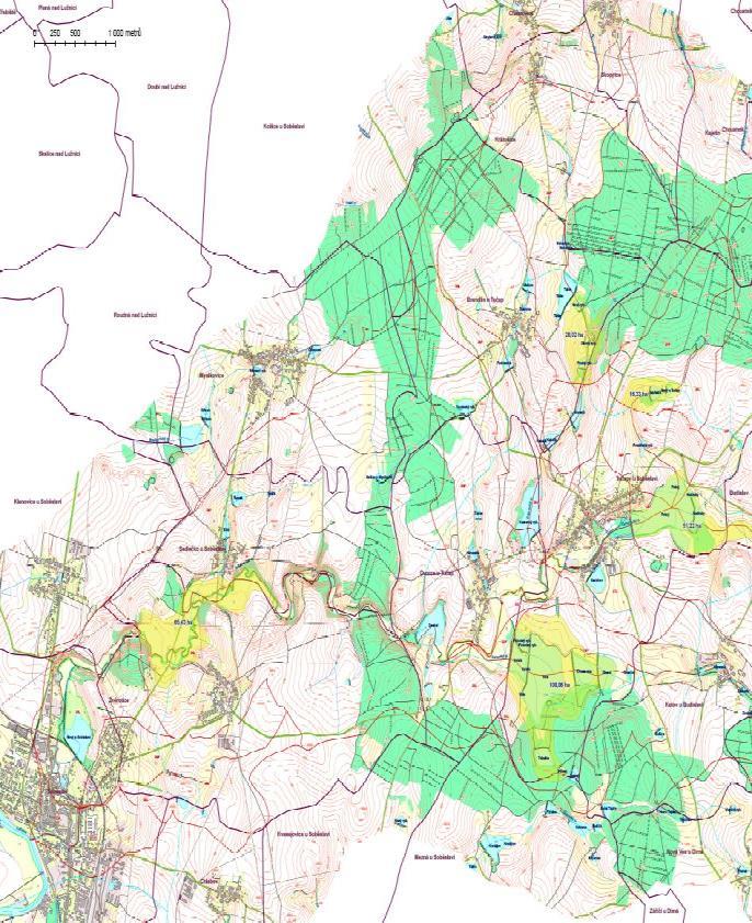 Schematizace povodí Pouze pro