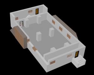 8 typu 1. Zásyp hlínou může být proveden různými způsoby, pro názornost jsou zobrazeny na obr. č. 7 a 8. Zobrazení programem Autocad umožní snadnější pochopení úprav a přehlednost použitého materiálu.