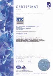 Mimo výroby stavební techniky se společnost NTC trvale věnuje i dalším oblastem činnosti.