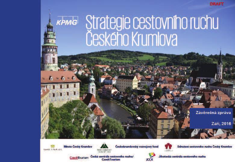 V březnu 2016 byla zahájena druhá etapa projektu Analýza přínosů cestovního ruchu a strategie rozvoje cestovního ruchu v Českém Krumlově, která v sobě zahrnovala zpracování