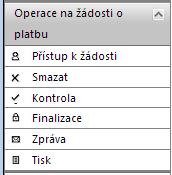 Tisk a předložení ZjŽoP Kontrolu a finalizaci ZjŽoP provádí příjemce stejně, jako v případě