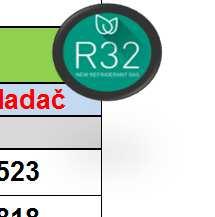 A++, -10/-15 0 C (chlazení/topení), IR ovladač KIT-TZ24SKE 6,80 8,60 190 2 361 64 928 KIT-TZ18SKE KIT-TZ15SKE KIT-TZ9SKE RAC splity 2016, chladivo R32