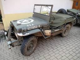 plachta na vlek/přívěs Willys MBT/Bantam T3 Kryt masky