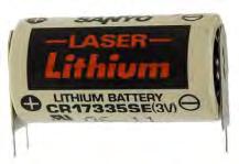 Lithiové baterie válcové 3V velikost doporučený trvalý vyb.