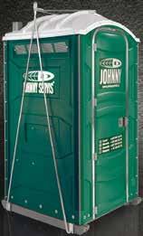 bez střechy: 1350 mm Sběrná nádrž: 144 l JOHNNY ZÁVĚS Pro manipulaci s toaletou Ideální pro snadnou
