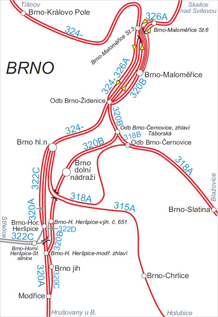 1. Úvod Železniční uzel Brno (dále ŽUB) je velmi významnou částí železniční sítě České republiky.