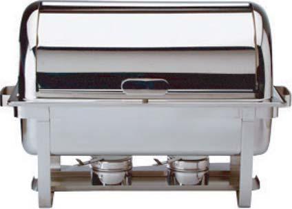 Chafing dish 8/8, 9 litrů, otevření víka o 90, GN /,