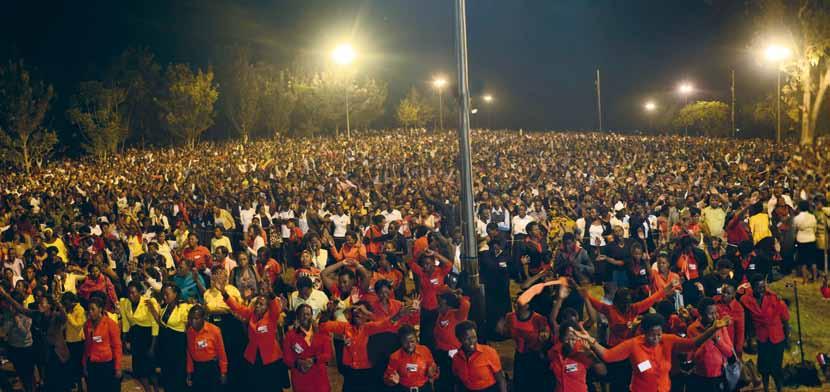 Mbarara, Uganda Sprchy požehnání Město Mbarara je regionálním centrem jihozápadní Ugandy a nachází se poblíž hranic země s Tanzánií.