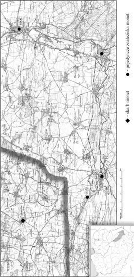 134 Numismatický sborník 24 2009 Mapa 1.