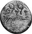 Najstarszą monetą jest znaleziony w okolicy miejscowości Brok, republikański denar L. Cupienniusa ze 147 r. przed Chr (ryc. 2).