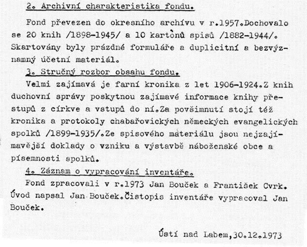 Úvod I. Stručný nástin dějin fary Po roce 1850 se dočkalo Ústecko a vůbec celé severní Čechy nové vlny protestantismu, který přicházel z Německa.