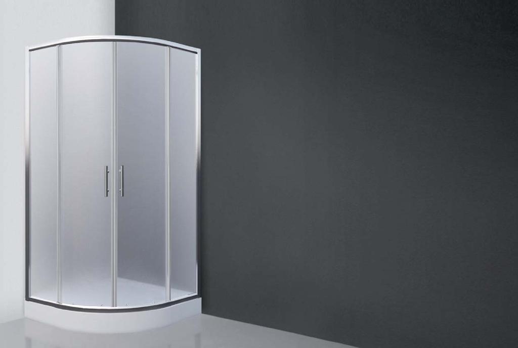 vysokou životnosťou AUSTIN štvrťkruhový sprchovací kút s jednokrídlovými dverami šírka