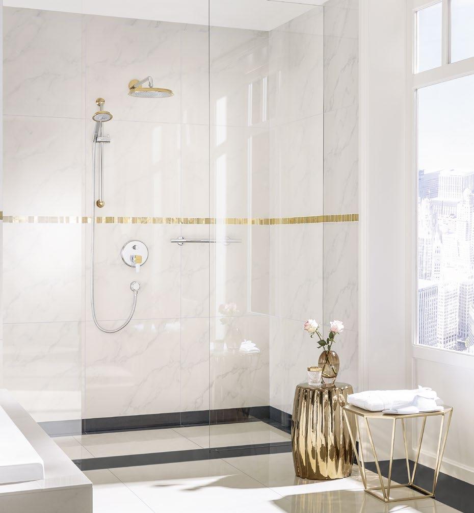 Elegantní způsob sprchování. Metropol Classic ve sprše kombinace špičkového komfortu sprchování a klasického designu.