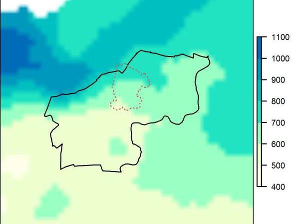 Lze konstatovat, že průměrná teplota vzduchu v HGR 4612 roste - byl indikován statisticky významný trend s