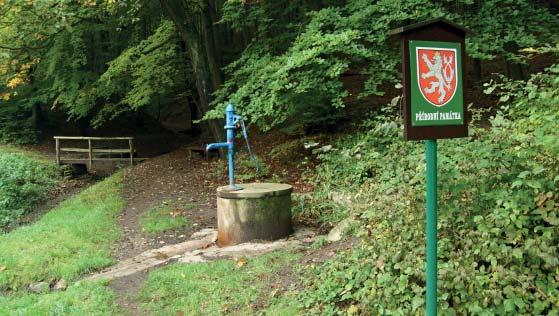(MG) Přírodní památka Slanice studna Přírodní památku představuje zdroj minerální vody v údolí Slanického potoka.