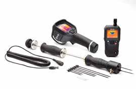 MR160-KIT2 SADA PRO KONTROLU BUDOV Sada obsahuje zobrazovací vlhkoměr FLIR MR160, termografický přístroj FLIR C2