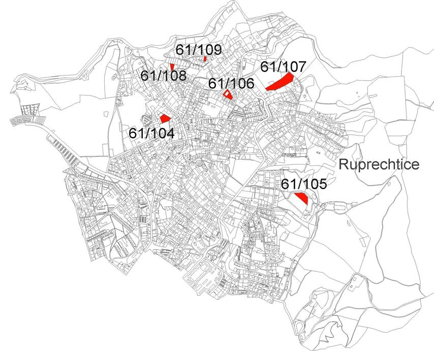 Č. 61/110 Růžodol I 999/11, 1037/3, 1039/10, 1041/1, 1041/2 16.10.2009 61/111 Růžodol I 21 19.10.2009 K.