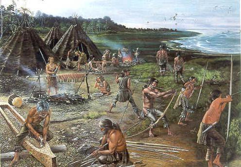 Mezolit (~11 500 7 500 BP) - lovci, rybáři a sběrači Starší holocén ve střední Evropě: kulturní vývoj - po ústupu
