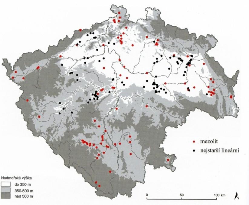 lesní ovoce) - osídlovali zejména nížiny (často břehy velkých řek), pánevní oblasti (břehy jezer) a pahorkatiny, ale