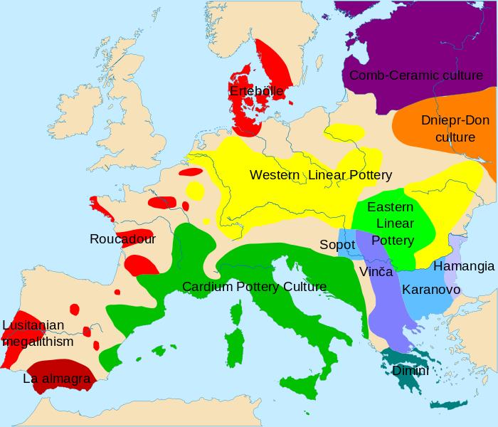 ukázky jinak vzácného mezolitického umění (říční božstvo?