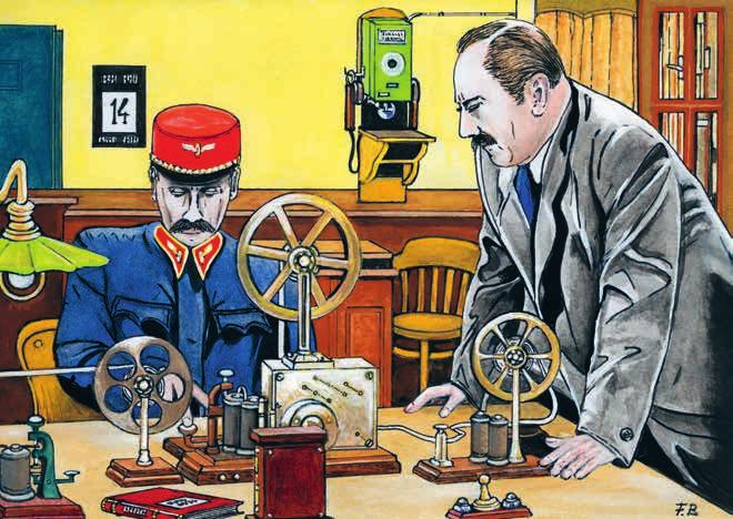 Železniční čas 27 Telegrafní přístroj v hlavní roli ve filmu