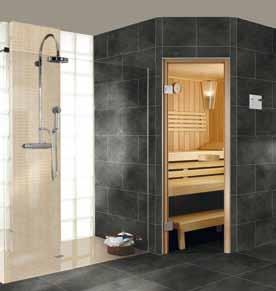 Túto saunu je možné doplniť o Comfort Climate, kde je teplota 50-60 C a relatívna vlhosť vzduchu