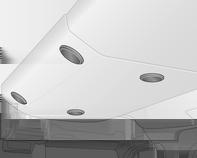Nastavitelné ventilační otvory mohou být umístěny v rámu střechy. Otevření provedete stisknutím ventilačního otvoru.