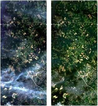 Level-1C Produkt úrovně L1C, pro uživatele volně dostupný, sestává z dlaždic o velikosti 100 km 2 (ortorektifikované snímky v projekci UTM / WGS84).