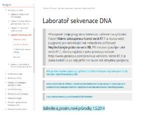 Laboratoř sekvenace DNA Založena 2003, momentálně jsme 2