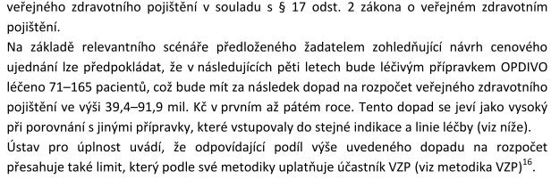 metodiky OK, ICER 0,5-1 mil (komparátor everolimus a axitinib) po