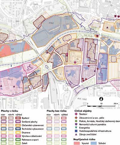 Mapa povodňového ohrožení Povodňové ohrožení je vyjádřeno jako kombinace pravděpodobnosti výskytu nežádoucího jevu (povodně a nebezpečí.