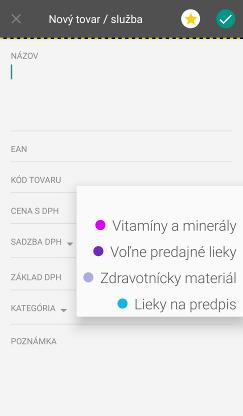 Strana 81 / 107 Obrázok 62: Nový tovar / služba Podnikateľ uloží novú položku do systému kliknutím na tlačidlo. Po tomto kroku sa zobrazí aktualizovaný zoznam položiek s pridanou novou položkou.