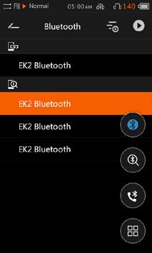 1. Povolte Bluetooth. 2. Vyhledejte zařízení, umístěné do 1 metru od přístroje.