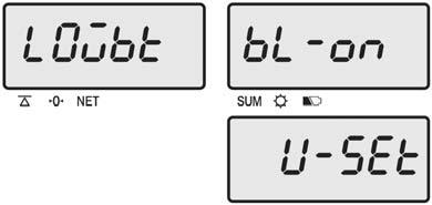 CAS ER Junior Strana 12 5.3. NASAVENÍ INENZIY PODSVÍCENÍ DISPLEJE ( Brightness control ) Pro optimální čitelnost LCD displeje v různém prostředí lze nastavit jeho podsvícení v 7 hladinách intenzity.