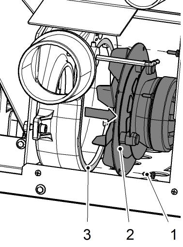 5.2. Čistenie plášťa nasávacieho (spalinového) ventilátora SK Plášť sprístupníte na čistenie povolením 6 skrutiek, zobrazených na obr. 4. Demontujte motor nasávacieho ventilátora tak, že ho stiahnete.