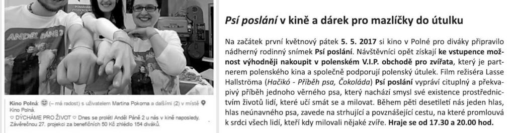 Klub Za historickou Polnou alespoň touto cestou děkuje městu Polná za příspěvek na činnost i za udělené příspěvky z výtěžku loterií a zejména za možnost bezplatného užívání klubových místností v